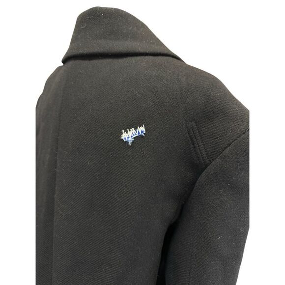 Zara x Ader Error Oversize Wool Blend Coat Black XS Unisex Rare Collab - Picture 12 of 16